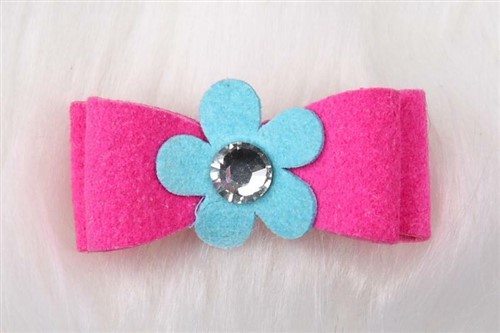 Secret Garden Flower Hair Bow by Susan Lanci -Many Colors Roxy & Lulu, wooflink, susan lanci, dog clothes, small dog clothes, urban pup, pooch outfitters, dogo, hip doggie, doggie design, small dog dress, pet clotes, dog boutique. pet boutique, bloomingtails dog boutique, dog raincoat, dog rain coat, pet raincoat, dog shampoo, pet shampoo, dog bathrobe, pet bathrobe, dog carrier, small dog carrier, doggie couture, pet couture, dog football, dog toys, pet toys, dog clothes sale, pet clothes sale, shop local, pet store, dog store, dog chews, pet chews, worthy dog, dog bandana, pet bandana, dog halloween, pet halloween, dog holiday, pet holiday, dog teepee, custom dog clothes, pet pjs, dog pjs, pet pajamas, dog pajamas,dog sweater, pet sweater, dog hat, fabdog, fab dog, dog puffer coat, dog winter ja
