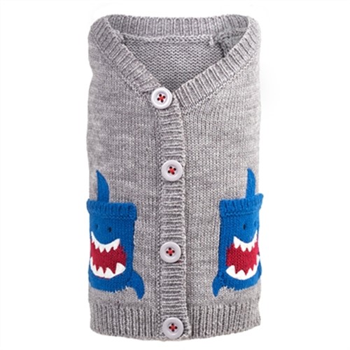Shark Cardigan Dog Sweater pet clothes, dog clothes, puppy clothes, pet store, dog store, puppy boutique store, dog boutique, pet boutique, puppy boutique, Bloomingtails, dog, small dog clothes, large dog clothes, large dog costumes, small dog costumes, pet stuff, Halloween dog, puppy Halloween, pet Halloween, clothes, dog puppy Halloween, dog sale, pet sale, puppy sale, pet dog tank, pet tank, pet shirt, dog shirt, puppy shirt,puppy tank, I see spot, dog collars, dog leads, pet collar, pet lead,puppy collar, puppy lead, dog toys, pet toys, puppy toy, dog beds, pet beds, puppy bed,  beds,dog mat, pet mat, puppy mat, fab dog pet sweater, dog sweater, dog winter, pet winter,dog raincoat, pet raincoat, dog harness, puppy harness, pet harness, dog collar, dog lead, pet l