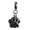 Shiny Dog Paw Charm in Red or Black wooflink, susan lanci, dog clothes, small dog clothes, urban pup, pooch outfitters, dogo, hip doggie, doggie design, small dog dress, pet clotes, dog boutique. pet boutique, bloomingtails dog boutique, dog raincoat, dog rain coat, pet raincoat, dog shampoo, pet shampoo, dog bathrobe, pet bathrobe, dog carrier, small dog carrier, doggie couture, pet couture, dog football, dog toys, pet toys, dog clothes sale, pet clothes sale, shop local, pet store, dog store, dog chews, pet chews, worthy dog, dog bandana, pet bandana, dog halloween, pet halloween, dog holiday, pet holiday, dog teepee, custom dog clothes, pet pjs, dog pjs, pet pajamas, dog pajamas,dog sweater, pet sweater, dog hat, fabdog, fab dog, dog puffer coat, dog winter jacket, dog col