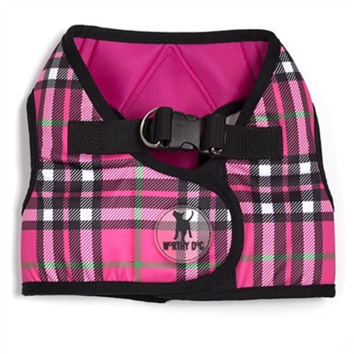 Sidekick Printed Pink Plaid Dog Harness  pet clothes, dog clothes, puppy clothes, pet store, dog store, puppy boutique store, dog boutique, pet boutique, puppy boutique, Bloomingtails, dog, small dog clothes, large dog clothes, large dog costumes, small dog costumes, pet stuff, Halloween dog, puppy Halloween, pet Halloween, clothes, dog puppy Halloween, dog sale, pet sale, puppy sale, pet dog tank, pet tank, pet shirt, dog shirt, puppy shirt,puppy tank, I see spot, dog collars, dog leads, pet collar, pet lead,puppy collar, puppy lead, dog toys, pet toys, puppy toy, dog beds, pet beds, puppy bed,  beds,dog mat, pet mat, puppy mat, fab dog pet sweater, dog sweater, dog winter, pet winter,dog raincoat, pet raincoat, dog harness, puppy harness, pet harness, dog collar, dog lead, pet l