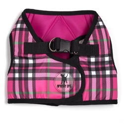 Sidekick Printed Pink Plaid Dog Harness  pet clothes, dog clothes, puppy clothes, pet store, dog store, puppy boutique store, dog boutique, pet boutique, puppy boutique, Bloomingtails, dog, small dog clothes, large dog clothes, large dog costumes, small dog costumes, pet stuff, Halloween dog, puppy Halloween, pet Halloween, clothes, dog puppy Halloween, dog sale, pet sale, puppy sale, pet dog tank, pet tank, pet shirt, dog shirt, puppy shirt,puppy tank, I see spot, dog collars, dog leads, pet collar, pet lead,puppy collar, puppy lead, dog toys, pet toys, puppy toy, dog beds, pet beds, puppy bed,  beds,dog mat, pet mat, puppy mat, fab dog pet sweater, dog sweater, dog winter, pet winter,dog raincoat, pet raincoat, dog harness, puppy harness, pet harness, dog collar, dog lead, pet l
