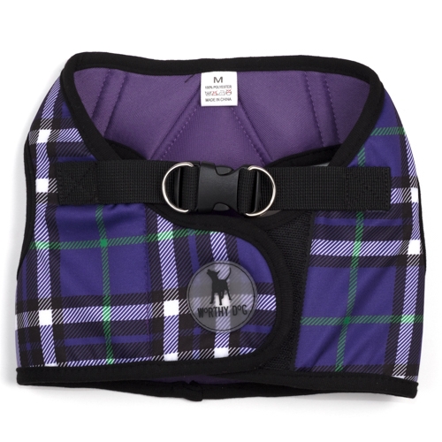 Sidekick Printed Purple Plaid Dog Harness  pet clothes, dog clothes, puppy clothes, pet store, dog store, puppy boutique store, dog boutique, pet boutique, puppy boutique, Bloomingtails, dog, small dog clothes, large dog clothes, large dog costumes, small dog costumes, pet stuff, Halloween dog, puppy Halloween, pet Halloween, clothes, dog puppy Halloween, dog sale, pet sale, puppy sale, pet dog tank, pet tank, pet shirt, dog shirt, puppy shirt,puppy tank, I see spot, dog collars, dog leads, pet collar, pet lead,puppy collar, puppy lead, dog toys, pet toys, puppy toy, dog beds, pet beds, puppy bed,  beds,dog mat, pet mat, puppy mat, fab dog pet sweater, dog sweater, dog winter, pet winter,dog raincoat, pet raincoat, dog harness, puppy harness, pet harness, dog collar, dog lead, pet l