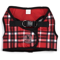 Sidekick Printed Red Plaid Dog Harness  pet clothes, dog clothes, puppy clothes, pet store, dog store, puppy boutique store, dog boutique, pet boutique, puppy boutique, Bloomingtails, dog, small dog clothes, large dog clothes, large dog costumes, small dog costumes, pet stuff, Halloween dog, puppy Halloween, pet Halloween, clothes, dog puppy Halloween, dog sale, pet sale, puppy sale, pet dog tank, pet tank, pet shirt, dog shirt, puppy shirt,puppy tank, I see spot, dog collars, dog leads, pet collar, pet lead,puppy collar, puppy lead, dog toys, pet toys, puppy toy, dog beds, pet beds, puppy bed,  beds,dog mat, pet mat, puppy mat, fab dog pet sweater, dog sweater, dog winter, pet winter,dog raincoat, pet raincoat, dog harness, puppy harness, pet harness, dog collar, dog lead, pet l
