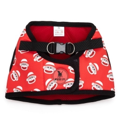 Sidekick Printed Sock Monkey Dog Harness  pet clothes, dog clothes, puppy clothes, pet store, dog store, puppy boutique store, dog boutique, pet boutique, puppy boutique, Bloomingtails, dog, small dog clothes, large dog clothes, large dog costumes, small dog costumes, pet stuff, Halloween dog, puppy Halloween, pet Halloween, clothes, dog puppy Halloween, dog sale, pet sale, puppy sale, pet dog tank, pet tank, pet shirt, dog shirt, puppy shirt,puppy tank, I see spot, dog collars, dog leads, pet collar, pet lead,puppy collar, puppy lead, dog toys, pet toys, puppy toy, dog beds, pet beds, puppy bed,  beds,dog mat, pet mat, puppy mat, fab dog pet sweater, dog sweater, dog winter, pet winter,dog raincoat, pet raincoat, dog harness, puppy harness, pet harness, dog collar, dog lead, pet l