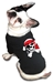 Skull Pirate Dog Tee Shirt - rrm-skullpirateB-M8K