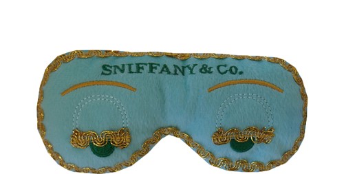 Sniffany & Co Eye Mask Plush Dog Toy  dog bowls,susan lanci, puppia,wooflink, luxury dog boutique,tonimari,pet clothes, dog clothes, puppy clothes, pet store, dog store, puppy boutique store, dog boutique, pet boutique, puppy boutique, Bloomingtails, dog, small dog clothes, large dog clothes, large dog costumes, small dog costumes, pet stuff, Halloween dog, puppy Halloween, pet Halloween, clothes, dog puppy Halloween, dog sale, pet sale, puppy sale, pet dog tank, pet tank, pet shirt, dog shirt, puppy shirt,puppy tank, I see spot, dog collars, dog leads, pet collar, pet lead,puppy collar, puppy lead, dog toys, pet toys, puppy toy, dog beds, pet beds, puppy bed,  beds,dog mat, pet mat, puppy mat, fab dog pet sweater, dog sweater, dog winter, pet winter,dog raincoat, pet raincoat