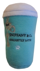 Sniffany & Co. "Golightly Latte" Dog Toy  dog bowls,susan lanci, puppia,wooflink, luxury dog boutique,tonimari,pet clothes, dog clothes, puppy clothes, pet store, dog store, puppy boutique store, dog boutique, pet boutique, puppy boutique, Bloomingtails, dog, small dog clothes, large dog clothes, large dog costumes, small dog costumes, pet stuff, Halloween dog, puppy Halloween, pet Halloween, clothes, dog puppy Halloween, dog sale, pet sale, puppy sale, pet dog tank, pet tank, pet shirt, dog shirt, puppy shirt,puppy tank, I see spot, dog collars, dog leads, pet collar, pet lead,puppy collar, puppy lead, dog toys, pet toys, puppy toy, dog beds, pet beds, puppy bed,  beds,dog mat, pet mat, puppy mat, fab dog pet sweater, dog sweater, dog winter, pet winter,dog raincoat, pet raincoat
