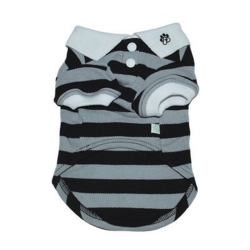 Striped Polo Shirt - Gray puppy bed,  beds,dog mat, pet mat, puppy mat, fab dog pet sweater, dog swepet clothes, dog clothes, puppy clothes, pet store, dog store, puppy boutique store, dog boutique, pet boutique, puppy boutique, Bloomingtails, dog, small dog clothes, large dog clothes, large dog costumes, small dog costumes, pet stuff, Halloween dog, puppy Halloween, pet Halloween, clothes, dog puppy Halloween, dog sale, pet sale, puppy sale, pet dog tank, pet tank, pet shirt, dog shirt, puppy shirt,puppy tank, I see spot, dog collars, dog leads, pet collar, pet lead,puppy collar, puppy lead, dog toys, pet toys, puppy toy, dog beds, pet beds, puppy bed,  beds,dog mat, pet mat, puppy mat, fab dog pet sweater, dog sweater, dog winter, pet winter,dog raincoat, pet rain