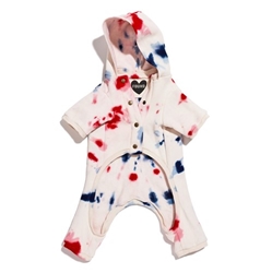 Studio Splatter Pajamas -Red, White & Blue dog pajamas, pet pajamas, found my animal, found my animal pjs, studio splatter, pet store, dog store, bloomingtails Dog Boutique, dog sale, pet sale, pet jammies, dog jammies, dog cute clothes, dog small clothes, pet clothes, pet cute clothes, ;pet small clothes, dog inexpensive, small dog couture, doggie couture, pet couture, pet apparal