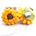 Sunflower Dog Collar Flower - mg-sunflower