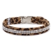 Susan Lanci 2 Row Perfect Fit Giltmore Collar in Jungle Prints - sl-gilt2rowperfectjungle