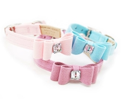 Susan Lanci 5/8 Inch Big Bow Dog Collar in Many Colors wooflink, susan lanci, dog clothes, small dog clothes, urban pup, pooch outfitters, dogo, hip doggie, doggie design, small dog dress, pet clotes, dog boutique. pet boutique, bloomingtails dog boutique, dog raincoat, dog rain coat, pet raincoat, dog shampoo, pet shampoo, dog bathrobe, pet bathrobe, dog carrier, small dog carrier, doggie couture, pet couture, dog football, dog toys, pet toys, dog clothes sale, pet clothes sale, shop local, pet store, dog store, dog chews, pet chews, worthy dog, dog bandana, pet bandana, dog halloween, pet halloween, dog holiday, pet holiday, dog teepee, custom dog clothes, pet pjs, dog pjs, pet pajamas, dog pajamas,dog sweater, pet sweater, dog hat, fabdog, fab dog, dog puffer coat, dog winter jacket, dog col