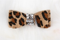Susan Lanci Cheetah Crystal Rocks Hair Bows in Many Colors wooflink, susan lanci, dog clothes, small dog clothes, urban pup, pooch outfitters, dogo, hip doggie, doggie design, small dog dress, pet clotes, dog boutique. pet boutique, bloomingtails dog boutique, dog raincoat, dog rain coat, pet raincoat, dog shampoo, pet shampoo, dog bathrobe, pet bathrobe, dog carrier, small dog carrier, doggie couture, pet couture, dog football, dog toys, pet toys, dog clothes sale, pet clothes sale, shop local, pet store, dog store, dog chews, pet chews, worthy dog, dog bandana, pet bandana, dog halloween, pet halloween, dog holiday, pet holiday, dog teepee, custom dog clothes, pet pjs, dog pjs, pet pajamas, dog pajamas,dog sweater, pet sweater, dog hat, fabdog, fab dog, dog puffer coat, dog winter jacket, dog col
