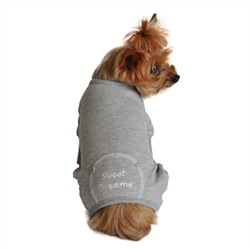 Sweet Dreams Thermal Pajamas - Alloy Gray wooflink, susan lanci, dog clothes, small dog clothes, urban pup, pooch outfitters, dogo, hip doggie, doggie design, small dog dress, pet clotes, dog boutique. pet boutique, bloomingtails dog boutique, dog raincoat, dog rain coat, pet raincoat, dog shampoo, pet shampoo, dog bathrobe, pet bathrobe, dog carrier, small dog carrier, doggie couture, pet couture, dog football, dog toys, pet toys, dog clothes sale, pet clothes sale, shop local, pet store, dog store, dog chews, pet chews, worthy dog, dog bandana, pet bandana, dog halloween, pet halloween, dog holiday, pet holiday, dog teepee, custom dog clothes, pet pjs, dog pjs, pet pajamas, dog pajamas,dog sweater, pet sweater, dog hat, fabdog, fab dog, dog puffer coat, dog winter jacket, dog col