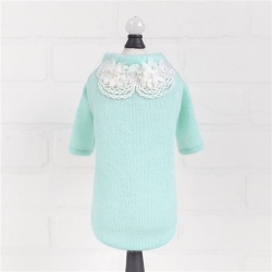 Sweet Magnolia Sweater in Mint Roxy & Lulu, wooflink, susan lanci, dog clothes, small dog clothes, airbuggy, pooch outfitters, dogo, hip doggie, doggie design, small dog dress, pet clotes, dog boutique. pet boutique, bloomingtails dog boutique, dog raincoat, dog rain coat, pet raincoat, dog shampoo, pet shampoo, dog bathrobe, pet bathrobe, dog carrier, small dog carrier, doggie couture, pet couture, dog football, dog toys, pet toys, dog clothes sale, pet clothes sale, shop local, pet store, dog store, dog chews, pet chews, worthy dog, dog bandana, pet bandana, dog halloween, pet halloween, dog holiday, pet holiday, dog teepee, custom dog clothes, pet pjs, dog pjs, pet pajamas, dog pajamas,dog sweater, pet sweater, dog hat, fabdog, fab dog, dog puffer coat, dog winter ja