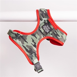 The Runway Harness - West Point Camo  wooflink, susan lanci, dog clothes, small dog clothes, urban pup, pooch outfitters, dogo, hip doggie, doggie design, small dog dress, pet clotes, dog boutique. pet boutique, bloomingtails dog boutique, dog raincoat, dog rain coat, pet raincoat, dog shampoo, pet shampoo, dog bathrobe, pet bathrobe, dog carrier, small dog carrier, doggie couture, pet couture, dog football, dog toys, pet toys, dog clothes sale, pet clothes sale, shop local, pet store, dog store, dog chews, pet chews, worthy dog, dog bandana, pet bandana, dog halloween, pet halloween, dog holiday, pet holiday, dog teepee, custom dog clothes, pet pjs, dog pjs, pet pajamas, dog pajamas,dog sweater, pet sweater, dog hat, fabdog, fab dog, dog puffer coat, dog winter jacket, dog col