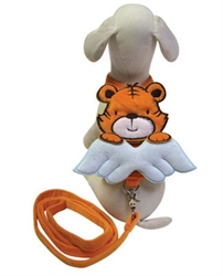 Tiger Angel Wings Harness & Leash wooflink, susan lanci, dog clothes, small dog clothes, urban pup, pooch outfitters, dogo, hip doggie, doggie design, small dog dress, pet clotes, dog boutique. pet boutique, bloomingtails dog boutique, dog raincoat, dog rain coat, pet raincoat, dog shampoo, pet shampoo, dog bathrobe, pet bathrobe, dog carrier, small dog carrier, doggie couture, pet couture, dog football, dog toys, pet toys, dog clothes sale, pet clothes sale, shop local, pet store, dog store, dog chews, pet chews, worthy dog, dog bandana, pet bandana, dog halloween, pet halloween, dog holiday, pet holiday, dog teepee, custom dog clothes, pet pjs, dog pjs, pet pajamas, dog pajamas,dog sweater, pet sweater, dog hat, fabdog, fab dog, dog puffer coat, dog winter jacket, dog col