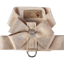  Tinkie Champagne Harness with Champagne Glitzerati Nouveau Bow   Roxy & Lulu, wooflink, susan lanci, dog clothes, small dog clothes, urban pup, pooch outfitters, dogo, hip doggie, doggie design, small dog dress, pet clotes, dog boutique. pet boutique, bloomingtails dog boutique, dog raincoat, dog rain coat, pet raincoat, dog shampoo, pet shampoo, dog bathrobe, pet bathrobe, dog carrier, small dog carrier, doggie couture, pet couture, dog football, dog toys, pet toys, dog clothes sale, pet clothes sale, shop local, pet store, dog store, dog chews, pet chews, worthy dog, dog bandana, pet bandana, dog halloween, pet halloween, dog holiday, pet holiday, dog teepee, custom dog clothes, pet pjs, dog pjs, pet pajamas, dog pajamas,dog sweater, pet sweater, dog hat, fabdog, fab dog, dog puffer coat, dog winter ja