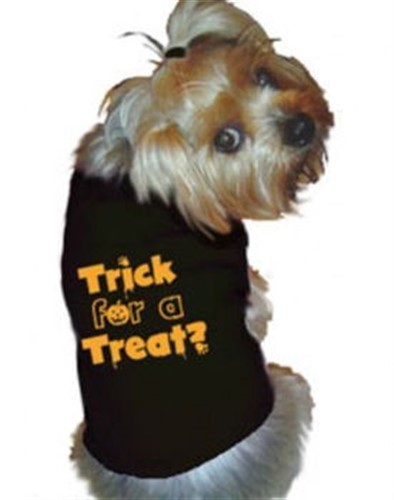Trick for A Treat Dog Tank Shirt Roxy & Lulu, wooflink, susan lanci, dog clothes, small dog clothes, urban pup, pooch outfitters, dogo, hip doggie, doggie design, small dog dress, pet clotes, dog boutique. pet boutique, bloomingtails dog boutique, dog raincoat, dog rain coat, pet raincoat, dog shampoo, pet shampoo, dog bathrobe, pet bathrobe, dog carrier, small dog carrier, doggie couture, pet couture, dog football, dog toys, pet toys, dog clothes sale, pet clothes sale, shop local, pet store, dog store, dog chews, pet chews, worthy dog, dog bandana, pet bandana, dog halloween, pet halloween, dog holiday, pet holiday, dog teepee, custom dog clothes, pet pjs, dog pjs, pet pajamas, dog pajamas,dog sweater, pet sweater, dog hat, fabdog, fab dog, dog puffer coat, dog winter ja