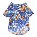 Tropical Floral Blue Dog Shirt  - dgo-tropicalfloralblue