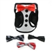 Tuxedo American River Harness w/4 Interchanging Bows - dogdes-tuxedo-harness