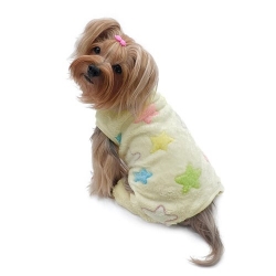 Ultra Plush Fluffy Stars Sleeveless Pjs Roxy & Lulu, wooflink, susan lanci, dog clothes, small dog clothes, urban pup, pooch outfitters, dogo, hip doggie, doggie design, small dog dress, pet clotes, dog boutique. pet boutique, bloomingtails dog boutique, dog raincoat, dog rain coat, pet raincoat, dog shampoo, pet shampoo, dog bathrobe, pet bathrobe, dog carrier, small dog carrier, doggie couture, pet couture, dog football, dog toys, pet toys, dog clothes sale, pet clothes sale, shop local, pet store, dog store, dog chews, pet chews, worthy dog, dog bandana, pet bandana, dog halloween, pet halloween, dog holiday, pet holiday, dog teepee, custom dog clothes, pet pjs, dog pjs, pet pajamas, dog pajamas,dog sweater, pet sweater, dog hat, fabdog, fab dog, dog puffer coat, dog winter ja