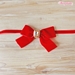 Velvet Bow Necklace by Wooflink - wf-velvetbowB-ST5