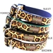 Velvet Leopard Collars & Leads-Many Colors - mg-vleopard