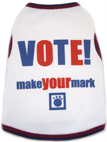 Vote - Make Your Mark Tee  dog bowls,susan lanci, puppia,wooflink, luxury dog boutique,tonimari,pet clothes, dog clothes, puppy clothes, pet store, dog store, puppy boutique store, dog boutique, pet boutique, puppy boutique, Bloomingtails, dog, small dog clothes, large dog clothes, large dog costumes, small dog costumes, pet stuff, Halloween dog, puppy Halloween, pet Halloween, clothes, dog puppy Halloween, dog sale, pet sale, puppy sale, pet dog tank, pet tank, pet shirt, dog shirt, puppy shirt,puppy tank, I see spot, dog collars, dog leads, pet collar, pet lead,puppy collar, puppy lead, dog toys, pet toys, puppy toy, dog beds, pet beds, puppy bed,  beds,dog mat, pet mat, puppy mat, fab dog pet sweater, dog sweater, dog winter, pet winter,dog raincoat, pet raincoat