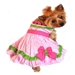 Watermelon Dog Dress with Matching Leash     - dd-watermelondress