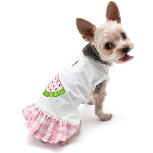 Watermelon Dress  wooflink, susan lanci, dog clothes, small dog clothes, urban pup, pooch outfitters, dogo, hip doggie, doggie design, small dog dress, pet clotes, dog boutique. pet boutique, bloomingtails dog boutique, dog raincoat, dog rain coat, pet raincoat, dog shampoo, pet shampoo, dog bathrobe, pet bathrobe, dog carrier, small dog carrier, doggie couture, pet couture, dog football, dog toys, pet toys, dog clothes sale, pet clothes sale, shop local, pet store, dog store, dog chews, pet chews, worthy dog, dog bandana, pet bandana, dog halloween, pet halloween, dog holiday, pet holiday, dog teepee, custom dog clothes, pet pjs, dog pjs, pet pajamas, dog pajamas,dog sweater, pet sweater, dog hat, fabdog, fab dog, dog puffer coat, dog winter jacket, dog col