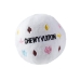 White Chewy Vuiton Ball Toy - hdd-whitechewyball