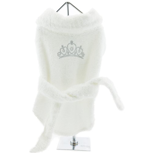 White Silver Tiara Dog Bathrobe  pet clothes, dog clothes, puppy clothes, pet store, dog store, puppy boutique store, dog boutique, pet boutique, puppy boutique, Bloomingtails, dog, small dog clothes, large dog clothes, large dog costumes, small dog costumes, pet stuff, Halloween dog, puppy Halloween, pet Halloween, clothes, dog puppy Halloween, dog sale, pet sale, puppy sale, pet dog tank, pet tank, pet shirt, dog shirt, puppy shirt,puppy tank, I see spot, dog collars, dog leads, pet collar, pet lead,puppy collar, puppy lead, dog toys, pet toys, puppy toy, dog beds, pet beds, puppy bed,  beds,dog mat, pet mat, puppy mat, fab dog pet sweater, dog sweater, dog winter, pet winter,dog raincoat, pet raincoat, dog harness, puppy harness, pet harness, dog collar, dog lead, pet l