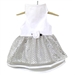 White Tulle & Sequin Dog Dress     - daisy-whitesequin-dress