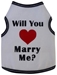 Will You Marry Me?  Dog Tank Shirt  - iss-marry-tankX-QEX