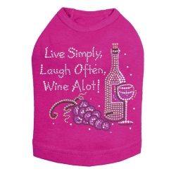 Wine Alot Dog Shirt in Many Colors Roxy & Lulu, wooflink, susan lanci, dog clothes, small dog clothes, urban pup, pooch outfitters, dogo, hip doggie, doggie design, small dog dress, pet clotes, dog boutique. pet boutique, bloomingtails dog boutique, dog raincoat, dog rain coat, pet raincoat, dog shampoo, pet shampoo, dog bathrobe, pet bathrobe, dog carrier, small dog carrier, doggie couture, pet couture, dog football, dog toys, pet toys, dog clothes sale, pet clothes sale, shop local, pet store, dog store, dog chews, pet chews, worthy dog, dog bandana, pet bandana, dog halloween, pet halloween, dog holiday, pet holiday, dog teepee, custom dog clothes, pet pjs, dog pjs, pet pajamas, dog pajamas,dog sweater, pet sweater, dog hat, fabdog, fab dog, dog puffer coat, dog winter ja