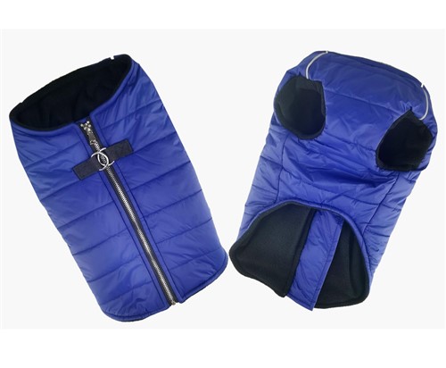 Zip Up Dog Puffer Vest - Navy Blue Roxy & Lulu, wooflink, susan lanci, dog clothes, small dog clothes, urban pup, pooch outfitters, dogo, hip doggie, doggie design, small dog dress, pet clotes, dog boutique. pet boutique, bloomingtails dog boutique, dog raincoat, dog rain coat, pet raincoat, dog shampoo, pet shampoo, dog bathrobe, pet bathrobe, dog carrier, small dog carrier, doggie couture, pet couture, dog football, dog toys, pet toys, dog clothes sale, pet clothes sale, shop local, pet store, dog store, dog chews, pet chews, worthy dog, dog bandana, pet bandana, dog halloween, pet halloween, dog holiday, pet holiday, dog teepee, custom dog clothes, pet pjs, dog pjs, pet pajamas, dog pajamas,dog sweater, pet sweater, dog hat, fabdog, fab dog, dog puffer coat, dog winter ja
