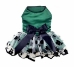 Green & Black Satin Dress - dd-greenblacksatin