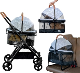 View 360 Pet Stroller in 4 Styles Roxy & Lulu, wooflink, susan lanci, dog clothes, small dog clothes, urban pup, pooch outfitters, dogo, hip doggie, doggie design, small dog dress, pet clotes, dog boutique. pet boutique, bloomingtails dog boutique, dog raincoat, dog rain coat, pet raincoat, dog shampoo, pet shampoo, dog bathrobe, pet bathrobe, dog carrier, small dog carrier, doggie couture, pet couture, dog football, dog toys, pet toys, dog clothes sale, pet clothes sale, shop local, pet store, dog store, dog chews, pet chews, worthy dog, dog bandana, pet bandana, dog halloween, pet halloween, dog holiday, pet holiday, dog teepee, custom dog clothes, pet pjs, dog pjs, pet pajamas, dog pajamas,dog sweater, pet sweater, dog hat, fabdog, fab dog, dog puffer coat, dog winter ja