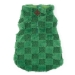 Green Fur Check 1/4 Zip Pullover - wd-zippullovergreen