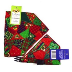 Bandana Dog Collars -Christmas Quilt wooflink, susan lanci, dog clothes, small dog clothes, urban pup, pooch outfitters, dogo, hip doggie, doggie design, small dog dress, pet clotes, dog boutique. pet boutique, bloomingtails dog boutique, dog raincoat, dog rain coat, pet raincoat, dog shampoo, pet shampoo, dog bathrobe, pet bathrobe, dog carrier, small dog carrier, doggie couture, pet couture, dog football, dog toys, pet toys, dog clothes sale, pet clothes sale, shop local, pet store, dog store, dog chews, pet chews, worthy dog, dog bandana, pet bandana, dog halloween, pet halloween, dog holiday, pet holiday, dog teepee, custom dog clothes, pet pjs, dog pjs, pet pajamas, dog pajamas,dog sweater, pet sweater, dog hat, fabdog, fab dog, dog puffer coat, dog winter jacket, dog col