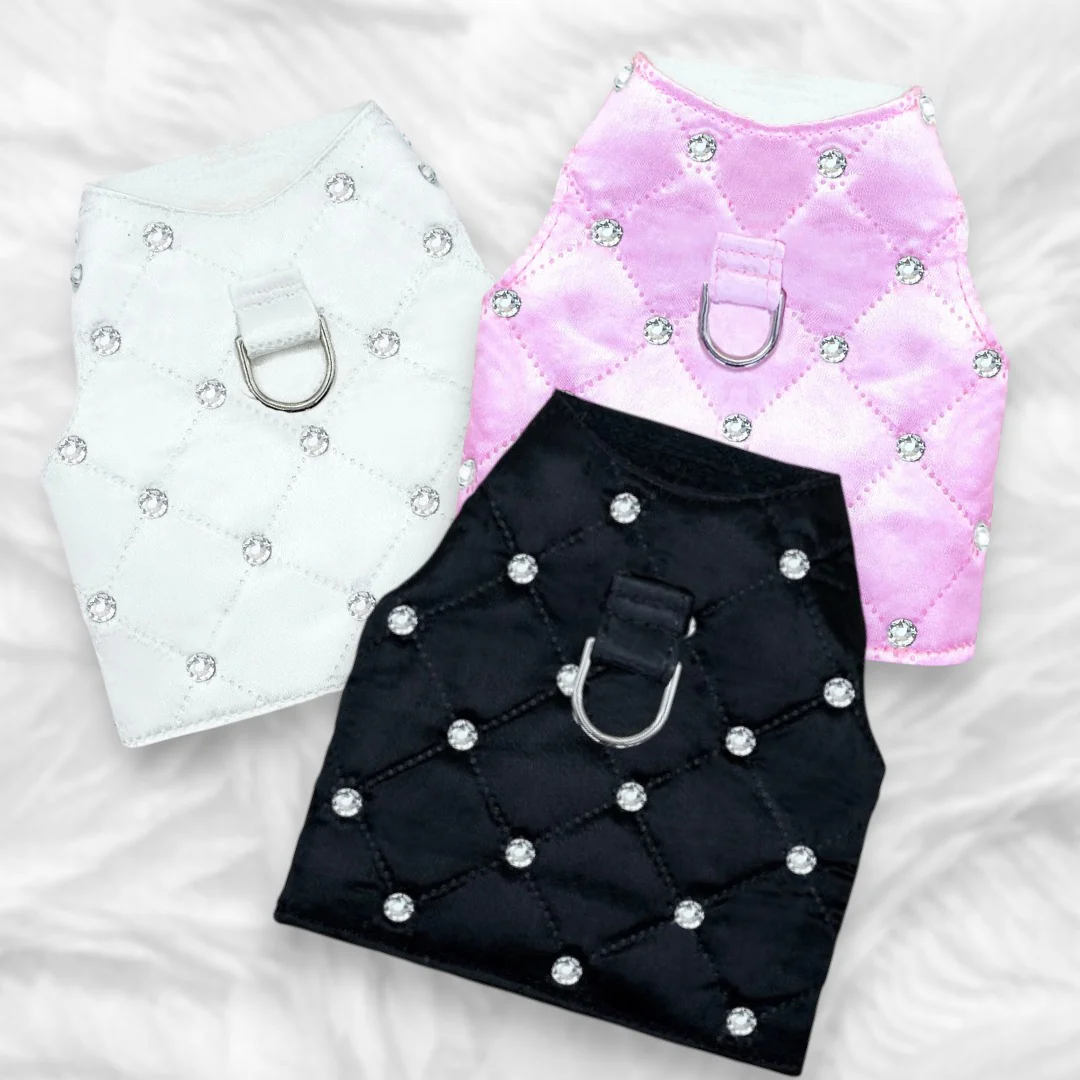 Glamour Baby Dog Harness glamour baby harness, dog harness, pet harness, hello doggie, small dog harness, small pet harness, designer dog clothes, designer pet clothes, pet clothes, dpg clothes, large dog, small dog, rhinestone dog, fancy dog dog sale, pet sale