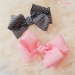 Romantic Stripe Hairbow by Wooflink - wf-romanticstripe