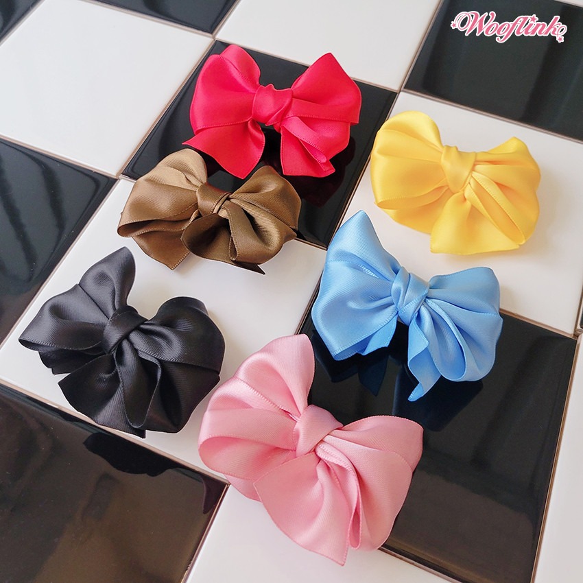 Baby Satin Hairbow by Wooflink dog bow, hair bow, hairbow, pet hair bow, doog hair bow, wooflink hair, wooflink pet bow, hairclip for dogs,dog toy, pet toy, pet snuffle mat, dog snuffle mat, snuffle mat, injoya, dog eating, dog feeding, dog bowl, pet bowl, pet mat, dog mat, foraging mat, blanket, dog blanket, pet blanket, hello doggie, bloomingtails dog boutique, pet store, dog store, pet sale, dog sale, new pet items, new pet designs, doggie couture, pet couture, pet stuff, sale, clearance, 2023 new designs dogs, dogs, obsidian blanket, pet boutique