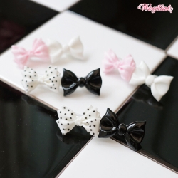 Polka Polka Little Bows by Wooflink dog hair, pet hair, wooflink, wooflink hair, hair bows dogs, trendy hair bows, pet bows, trendy pet bows, wooflink hair clips, pet clips, pet polka dot, sale dogs , pet sale