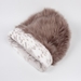 Susan Lanci Cuddle Cup in Taupe with Platinum Snow Leopard - sl-taupe