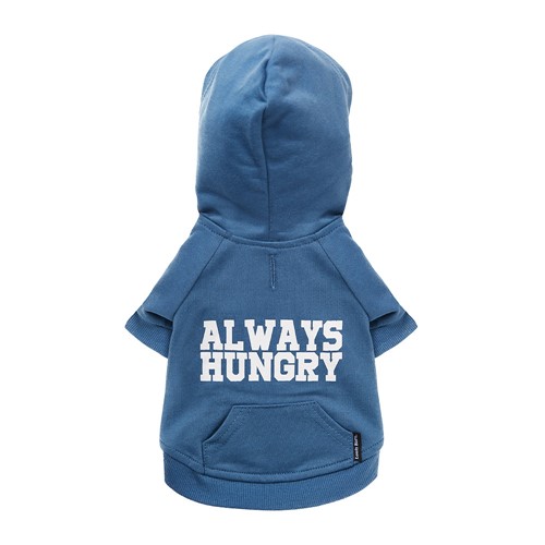 Always Hungry Dog Hoodie wooflink, susan lanci, dog clothes, small dog clothes, urban pup, pooch outfitters, dogo, hip doggie, doggie design, small dog dress, pet clotes, dog boutique. pet boutique, bloomingtails dog boutique, dog raincoat, dog rain coat, pet raincoat, dog shampoo, pet shampoo, dog bathrobe, pet bathrobe, dog carrier, small dog carrier, doggie couture, pet couture, dog football, dog toys, pet toys, dog clothes sale, pet clothes sale, shop local, pet store, dog store, dog chews, pet chews, worthy dog, dog bandana, pet bandana, dog halloween, pet halloween, dog holiday, pet holiday, dog teepee, custom dog clothes, pet pjs, dog pjs, pet pajamas, dog pajamas,dog sweater, pet sweater, dog hat, fabdog, fab dog, dog puffer coat, dog winter jacket, dog col