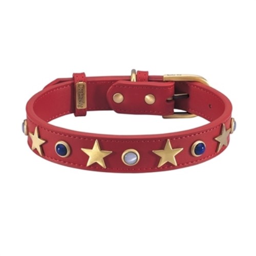 American Dog Collar & Lead in Red wooflink, susan lanci, dog clothes, small dog clothes, urban pup, pooch outfitters, dogo, hip doggie, doggie design, small dog dress, pet clotes, dog boutique. pet boutique, bloomingtails dog boutique, dog raincoat, dog rain coat, pet raincoat, dog shampoo, pet shampoo, dog bathrobe, pet bathrobe, dog carrier, small dog carrier, doggie couture, pet couture, dog football, dog toys, pet toys, dog clothes sale, pet clothes sale, shop local, pet store, dog store, dog chews, pet chews, worthy dog, dog bandana, pet bandana, dog halloween, pet halloween, dog holiday, pet holiday, dog teepee, custom dog clothes, pet pjs, dog pjs, pet pajamas, dog pajamas,dog sweater, pet sweater, dog hat, fabdog, fab dog, dog puffer coat, dog winter jacket, dog col