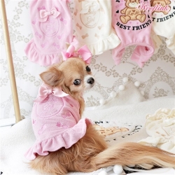 Baby Girl Mini Dress by Wooflink Roxy & Lulu, wooflink, susan lanci, dog clothes, small dog clothes, urban pup, pooch outfitters, dogo, hip doggie, doggie design, small dog dress, pet clotes, dog boutique. pet boutique, bloomingtails dog boutique, dog raincoat, dog rain coat, pet raincoat, dog shampoo, pet shampoo, dog bathrobe, pet bathrobe, dog carrier, small dog carrier, doggie couture, pet couture, dog football, dog toys, pet toys, dog clothes sale, pet clothes sale, shop local, pet store, dog store, dog chews, pet chews, worthy dog, dog bandana, pet bandana, dog halloween, pet halloween, dog holiday, pet holiday, dog teepee, custom dog clothes, pet pjs, dog pjs, pet pajamas, dog pajamas,dog sweater, pet sweater, dog hat, fabdog, fab dog, dog puffer coat, dog winter ja