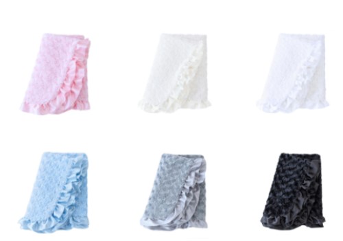 Baby Ruffle Blanket in 6 Sweet Colors wooflink, susan lanci, dog clothes, small dog clothes, urban pup, pooch outfitters, dogo, hip doggie, doggie design, small dog dress, pet clotes, dog boutique. pet boutique, bloomingtails dog boutique, dog raincoat, dog rain coat, pet raincoat, dog shampoo, pet shampoo, dog bathrobe, pet bathrobe, dog carrier, small dog carrier, doggie couture, pet couture, dog football, dog toys, pet toys, dog clothes sale, pet clothes sale, shop local, pet store, dog store, dog chews, pet chews, worthy dog, dog bandana, pet bandana, dog halloween, pet halloween, dog holiday, pet holiday, dog teepee, custom dog clothes, pet pjs, dog pjs, pet pajamas, dog pajamas,dog sweater, pet sweater, dog hat, fabdog, fab dog, dog puffer coat, dog winter jacket, dog col